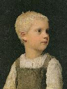 Albert Anker Bildnis eines Knaben painting